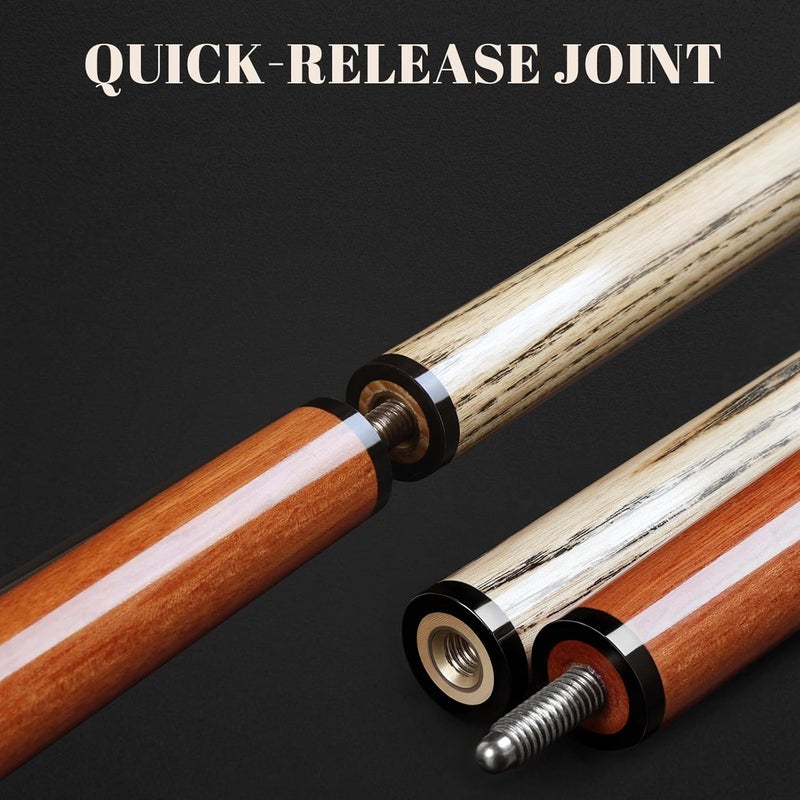 IIQ 21oz 23oz Break Stick Heavy Hitter Breaking Pool Cue Stick Black (21 oz) - Image 4
